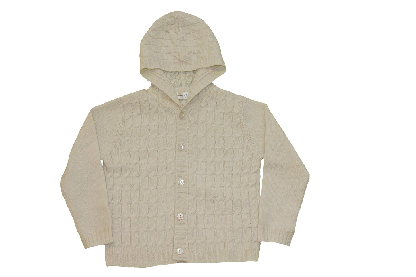 Tavolinchen Luxurious hooded jacket made of pure cashmere