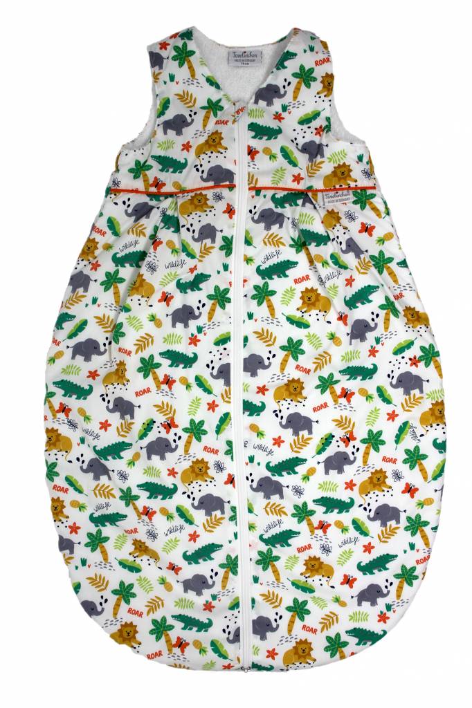 Tavolinchen terry cloth sleeping bag »Jungle« 70 cm / original