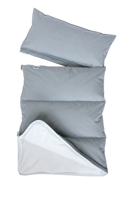 TAVO Junior-Daunen-Schlafsack »Twist Karo«