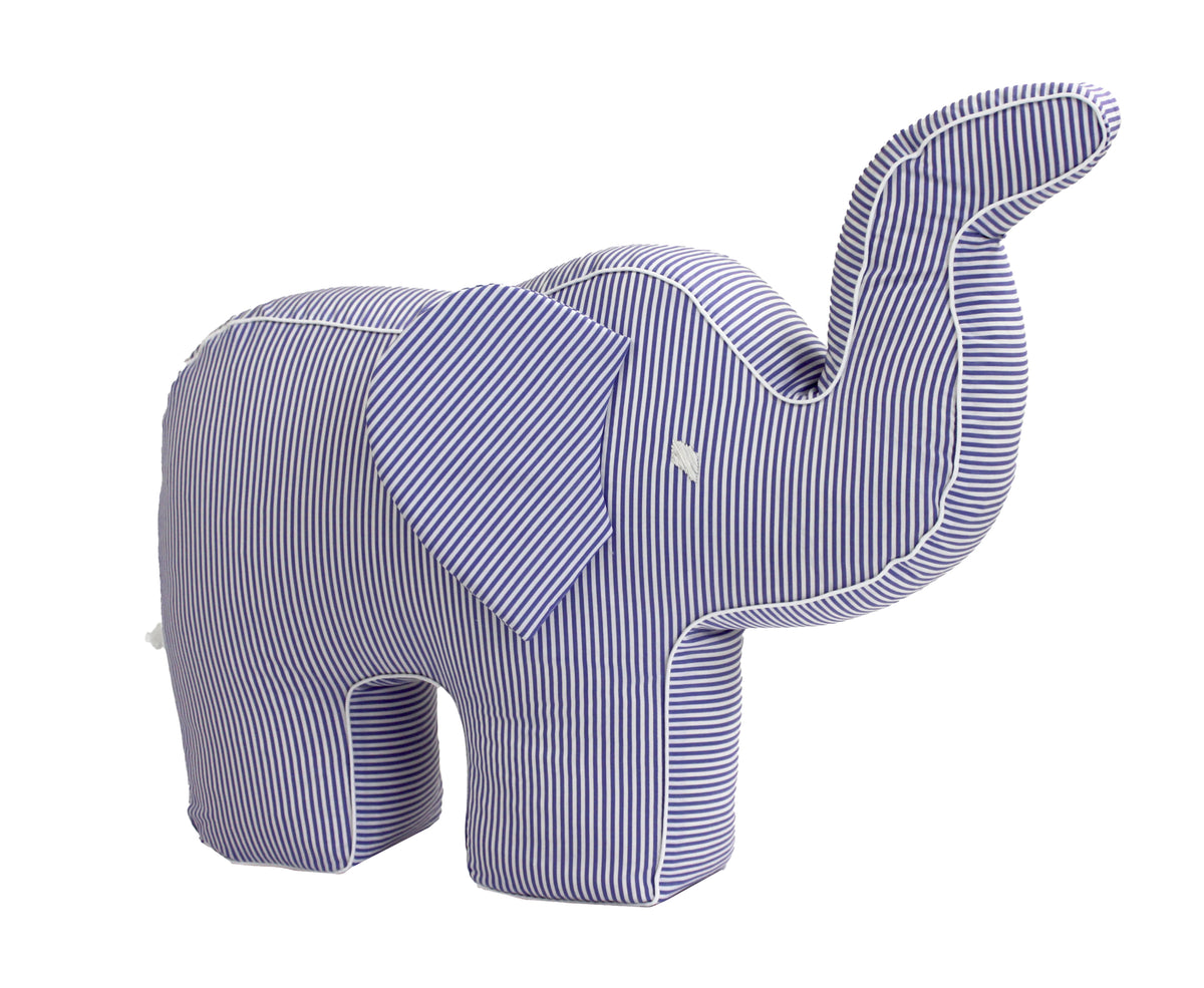 Coussin éléphant en peluche »Rayures classiques«