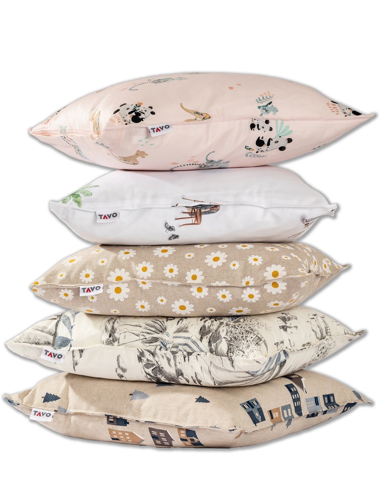 Kissenbezüge mit Füllung