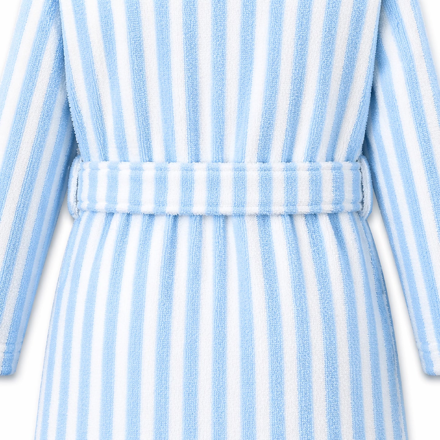 The classic striped terry bathrobe with hood from TAVO