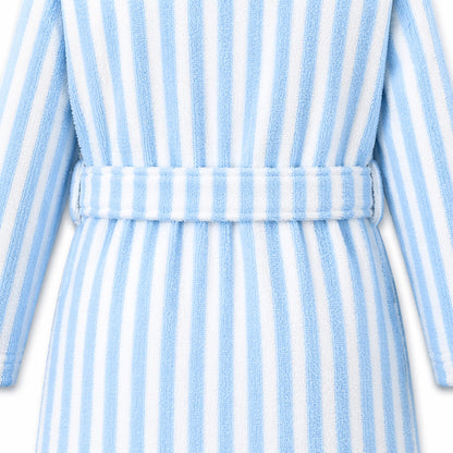 The classic striped terry bathrobe with hood from TAVO