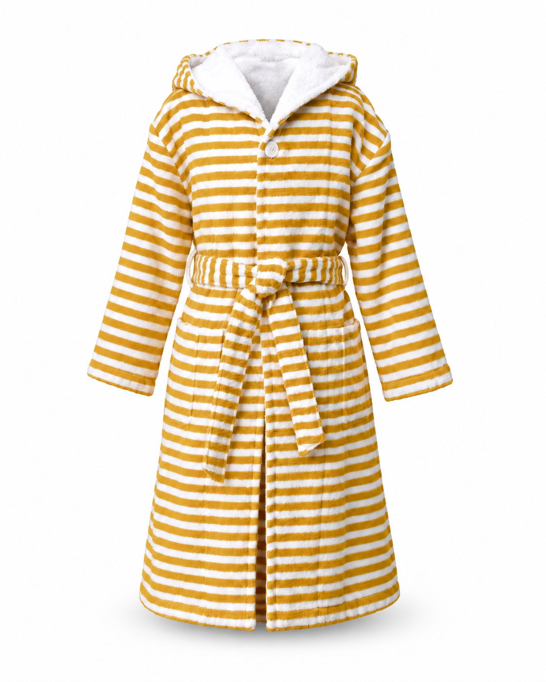 The classic striped terry bathrobe with hood from TAVO