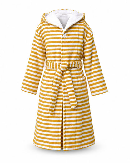 The classic striped terry bathrobe with hood from TAVO