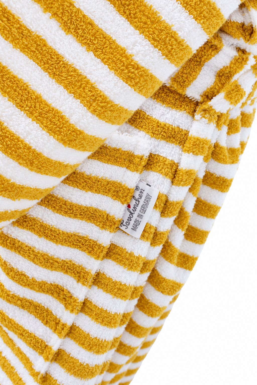 The classic striped terry bathrobe with hood from TAVO