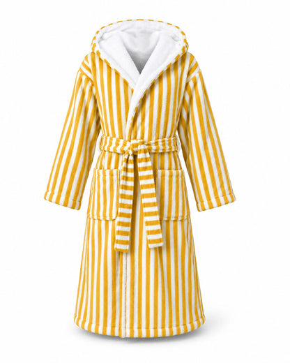 The classic striped terry bathrobe with hood from TAVO