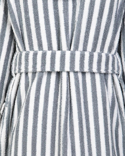 The classic striped terry bathrobe with hood from TAVO