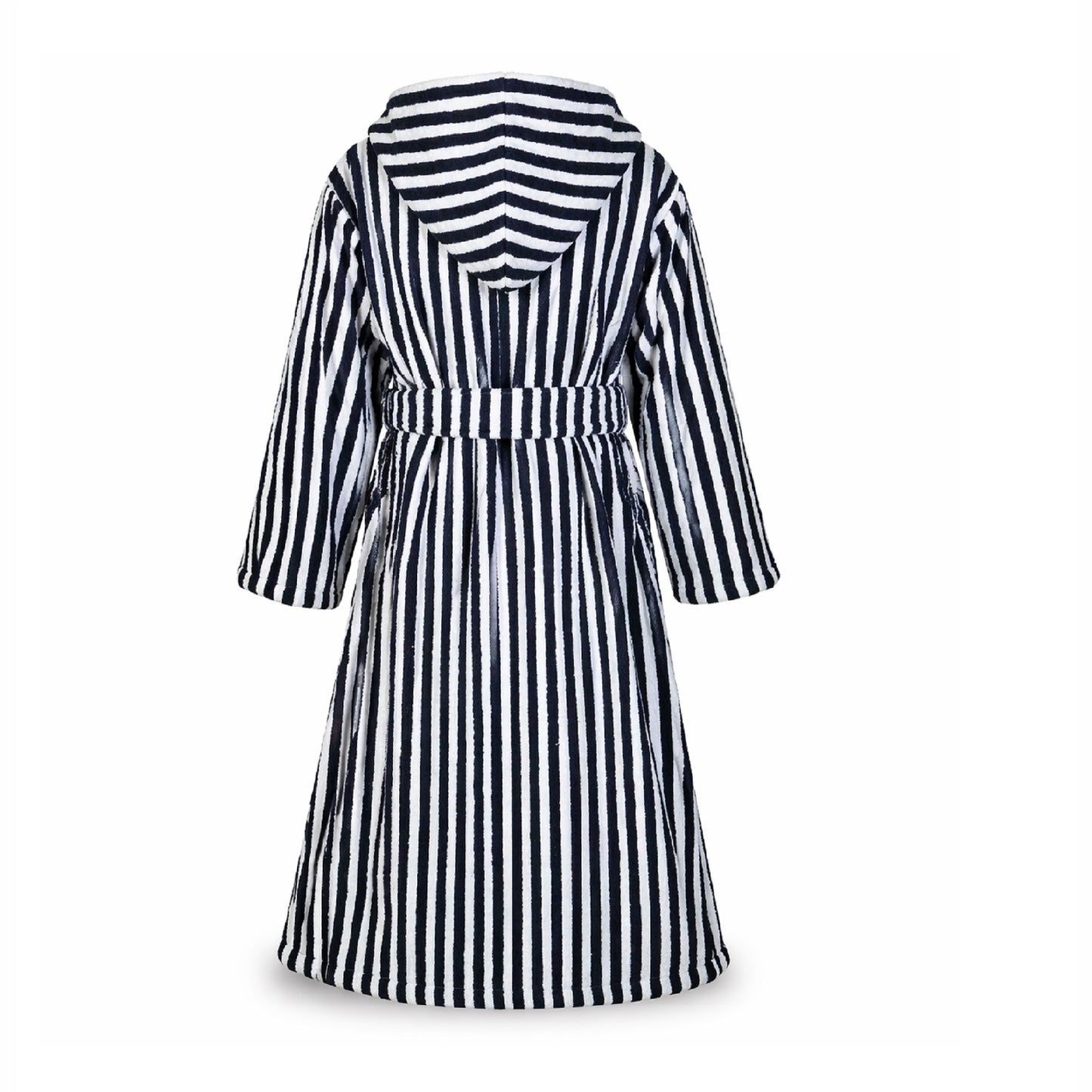 The classic striped terry bathrobe with hood from TAVO