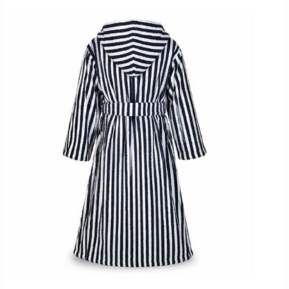 The classic striped terry bathrobe with hood from TAVO