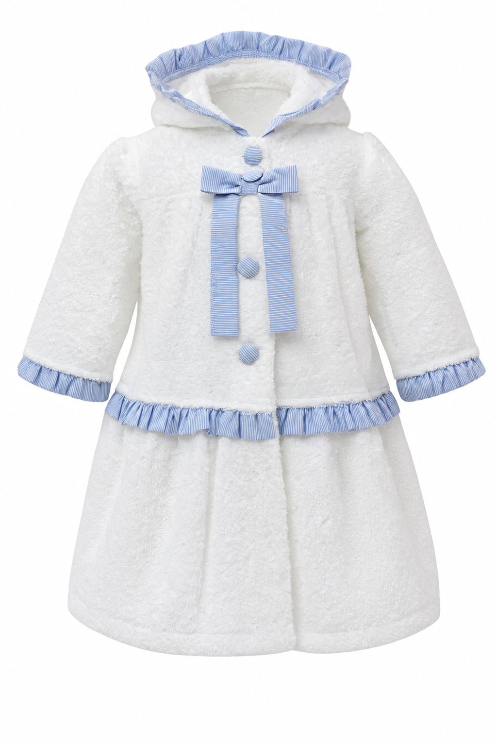 Girls' bathrobe made of 100% cotton – terry cloth, soft and absorbent