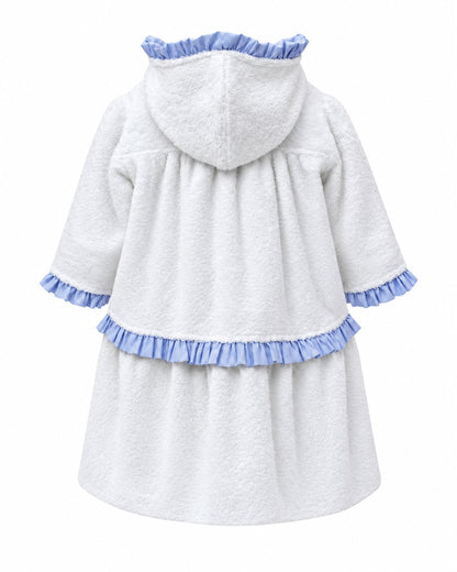 Girls' bathrobe made of 100% cotton – terry cloth, soft and absorbent