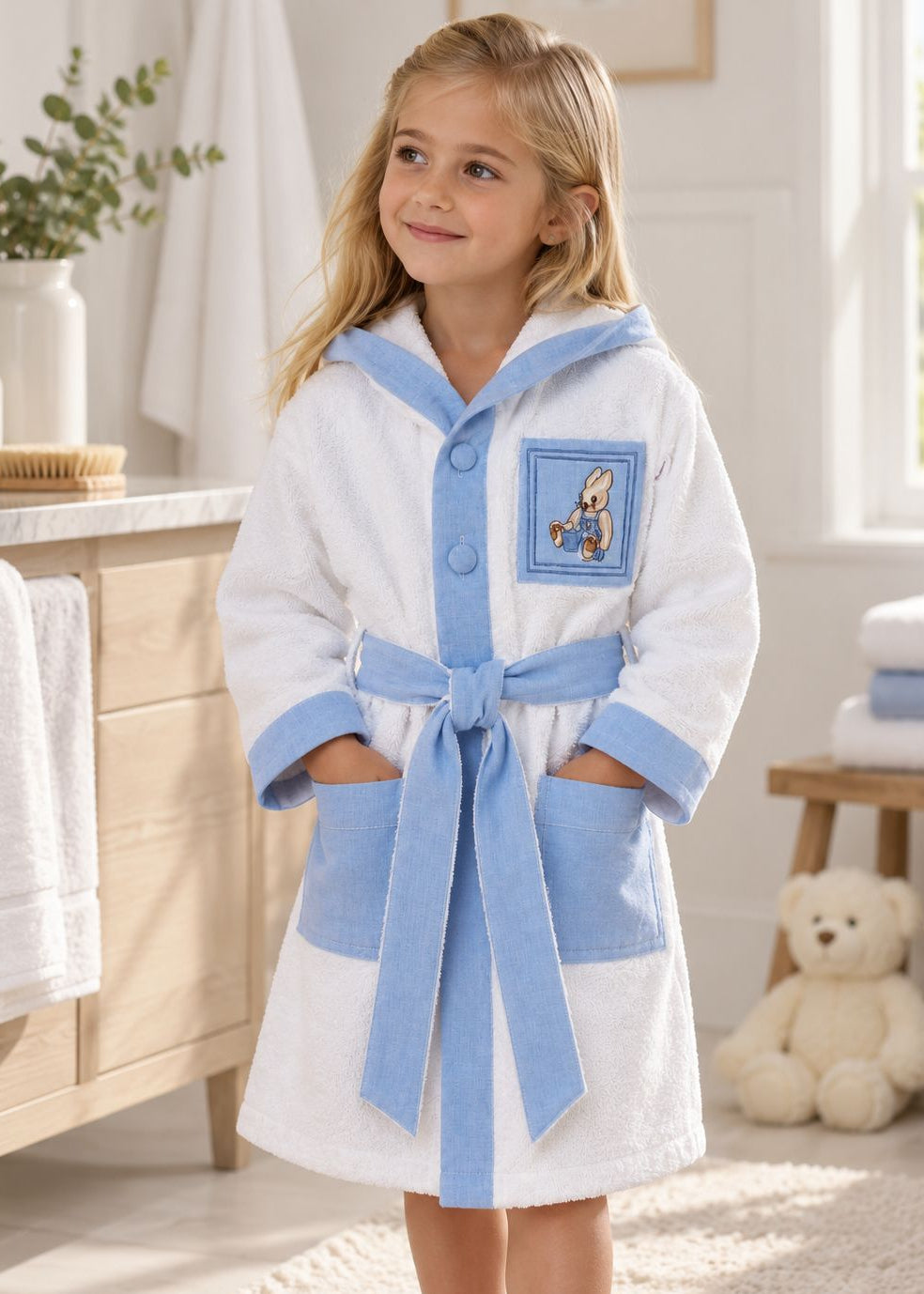 Bathrobe »Bunny« with hood