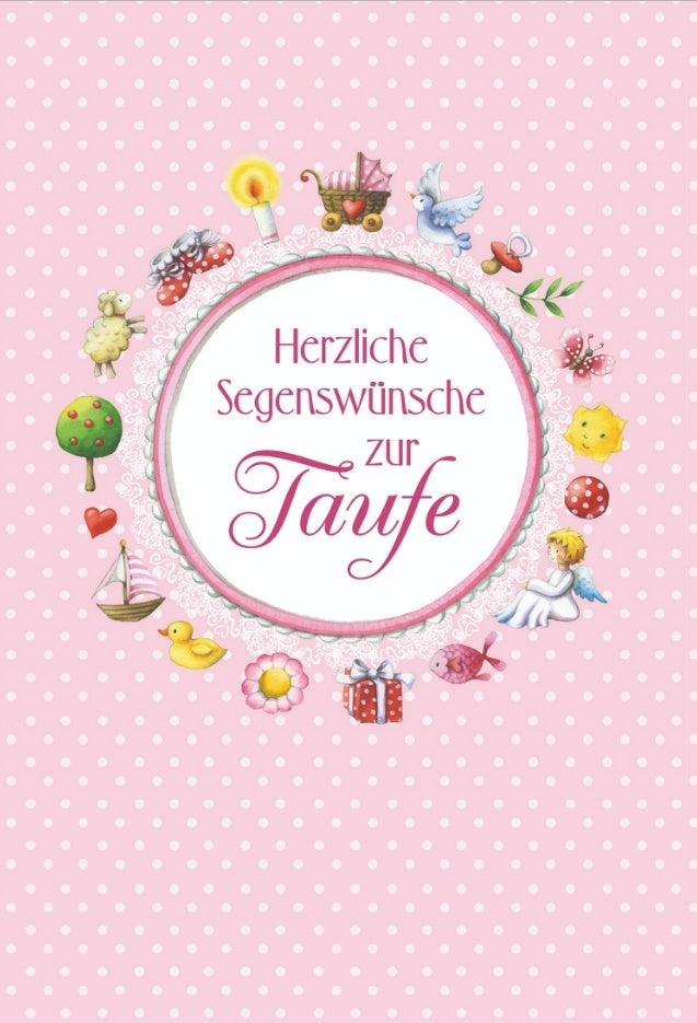Baptism card »Warm wishes for your baptism«