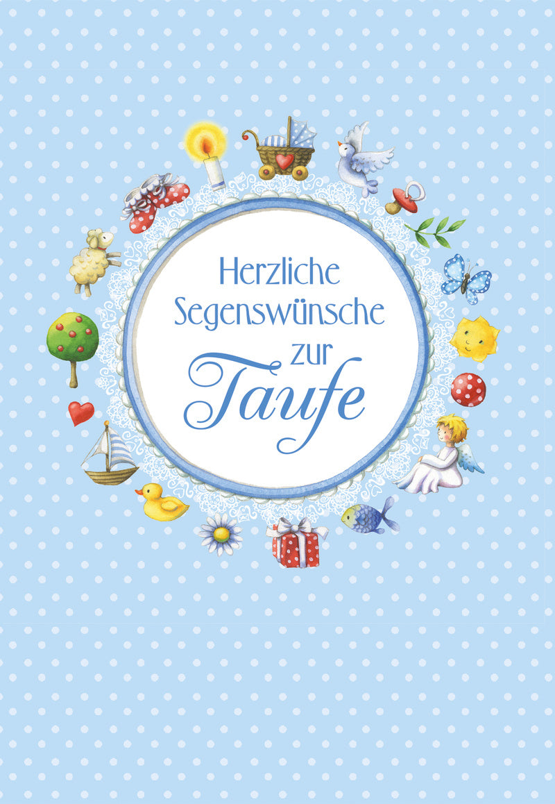 Baptism card »Warm wishes for your baptism«