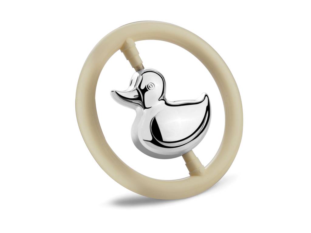 Tavolinchen silver rattle "Duck"