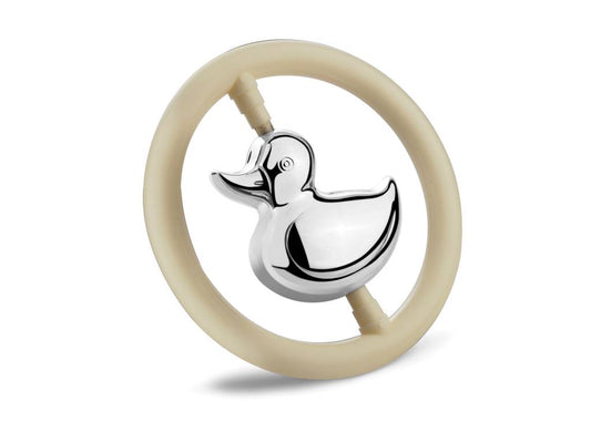 Tavolinchen silver rattle "Duck"