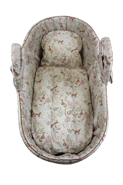 Tavolinchen Moses basket with mattress &amp; down duvet – »Fox«