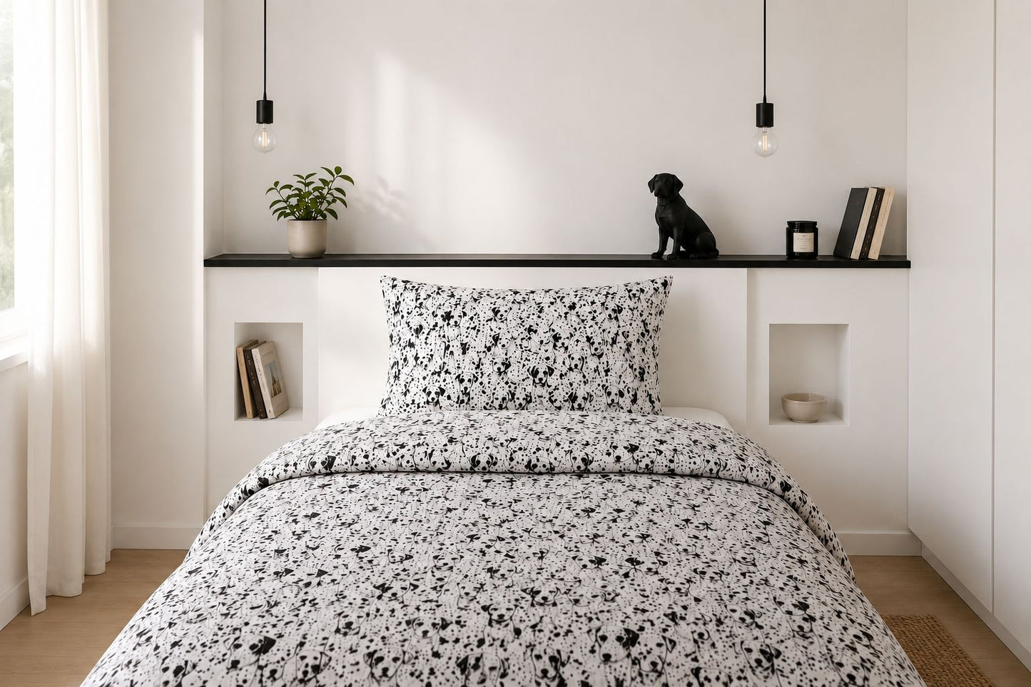 TAVO Design-Bettwäsche »Dalmatiner« aus 100 % Baumwolle