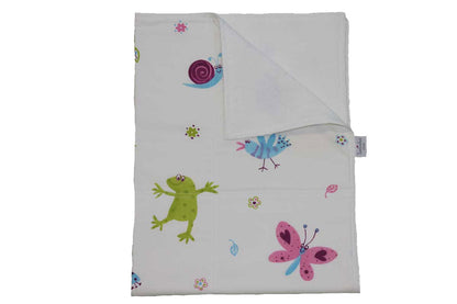 Terry cloth baby blanket »Frog«
