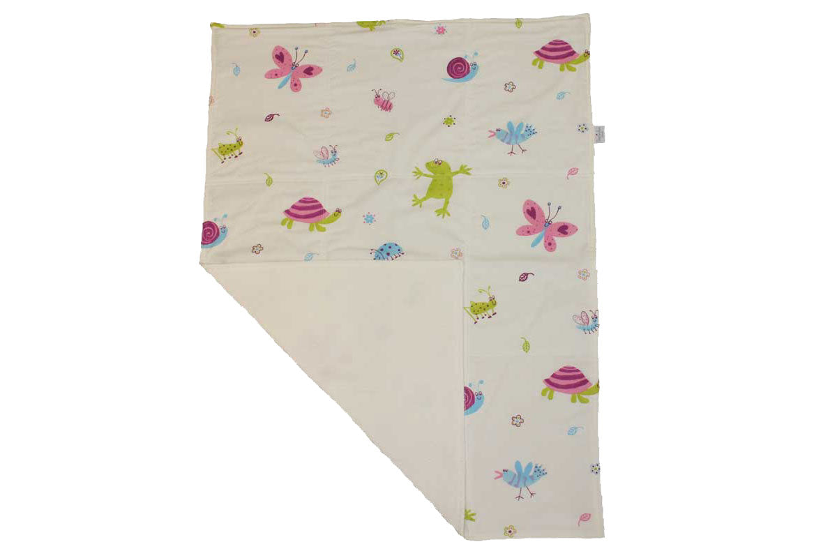 Terry cloth baby blanket »Frog«