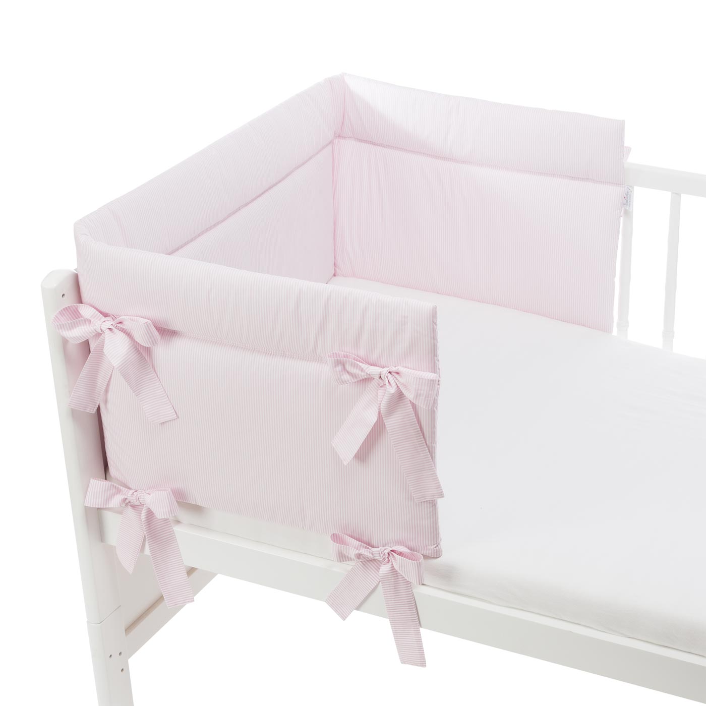 Tavolinchen bed nest »Sisters' Stripes« - gentle security for your little miracle