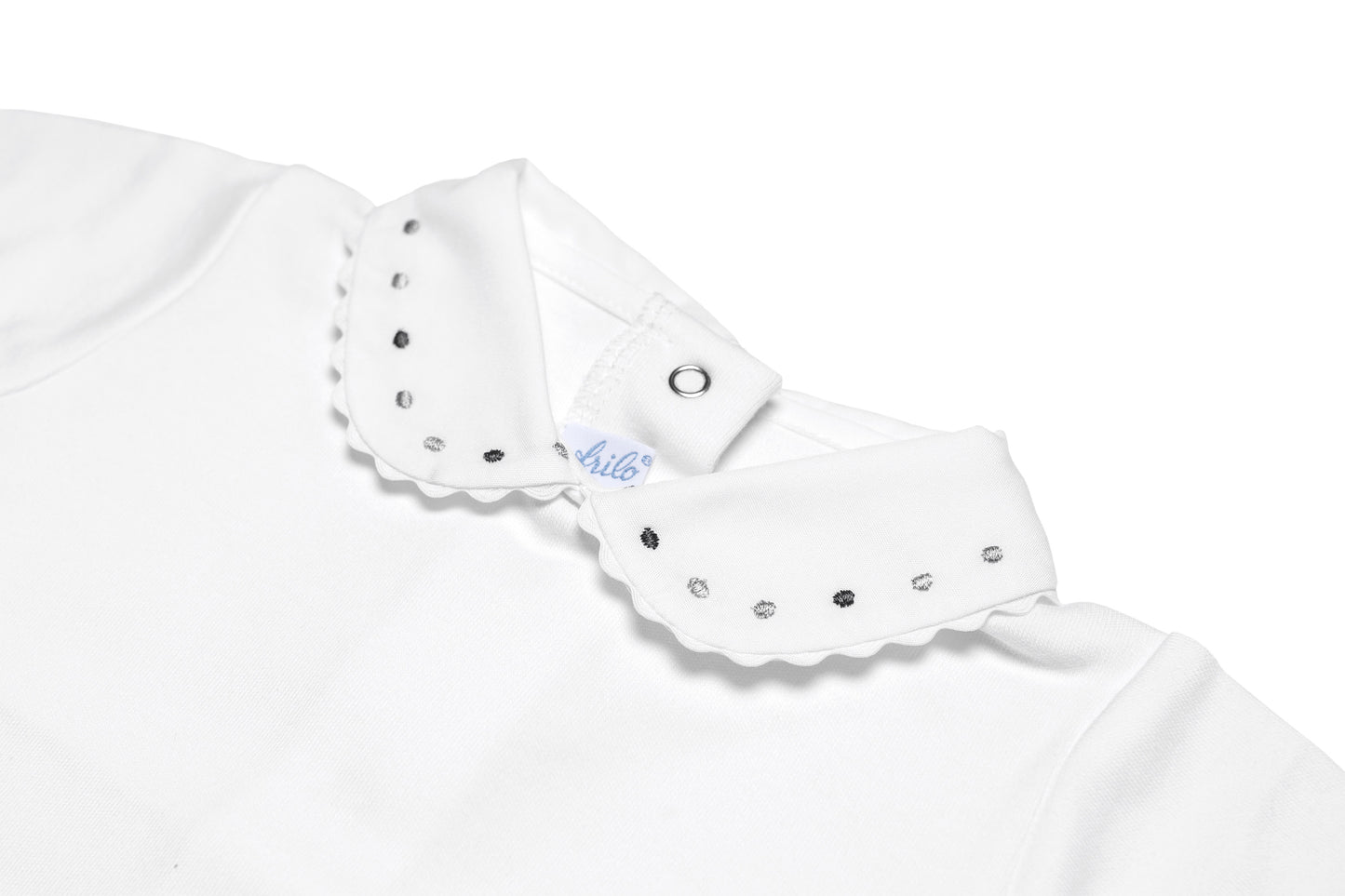 2-teiliges Set – Merino-Strampler »Swiss« (bleu) + Langarmbody »Swiss Elegance«