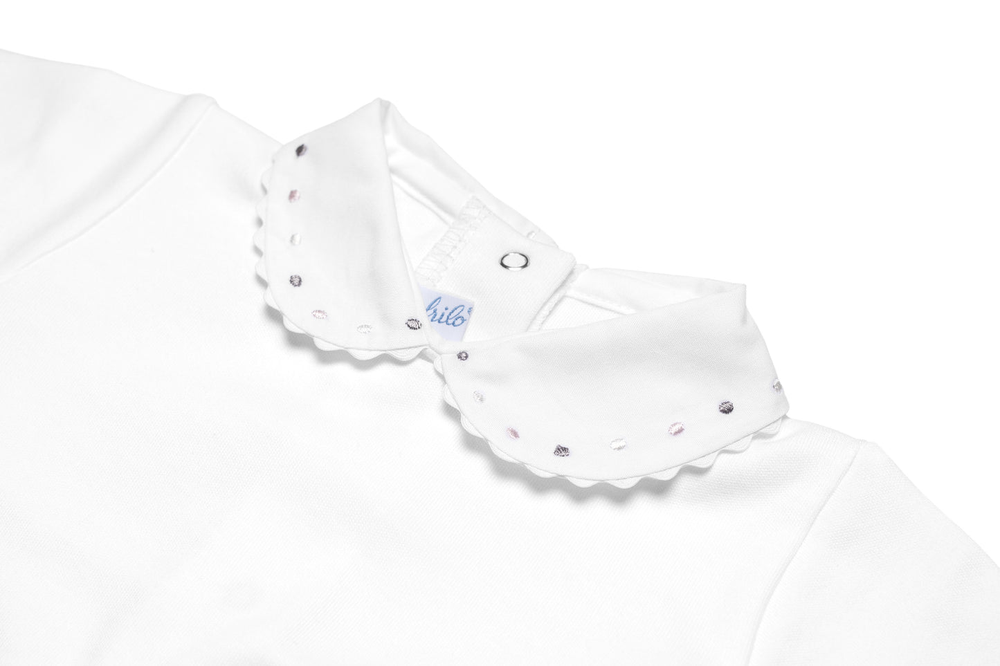 2-teiliges Set – Merino-Strampler »Swiss« (bleu) + Langarmbody »Swiss Elegance«