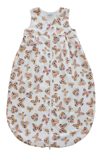 Tavolinchen terry sleeping bag with butterfly pattern by Tavolinchen 