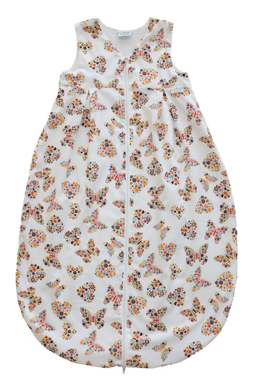 Tavolinchen terry sleeping bag with butterfly pattern by Tavolinchen 