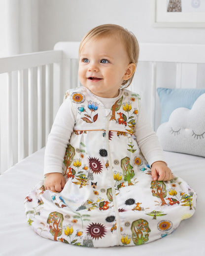 Tavolinchen terry sleeping bag "Dog" – Comfortable baby sleeping bag with a lovely dog ​​motif, perfect for cozy nights