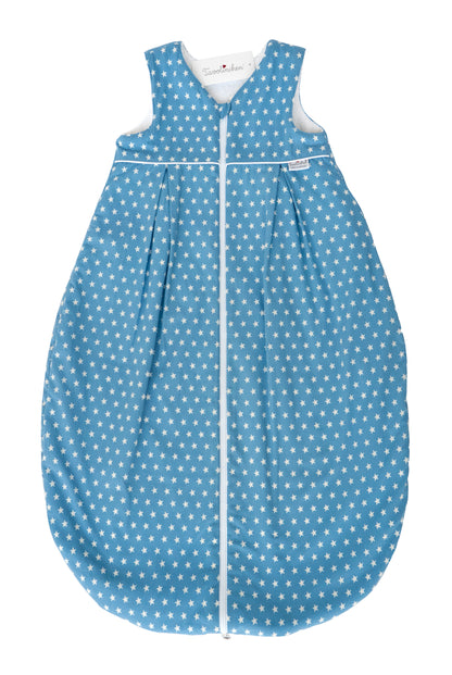 Terry cloth sleeping bag " Stars " – Cuddly baby sleeping bag with star pattern, perfect for sweet dreams