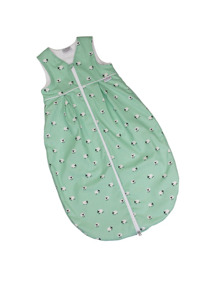 Tavolinchen terry sleeping bag "Sheep" – Soft baby sleeping bag with sheep motif in old rose or green