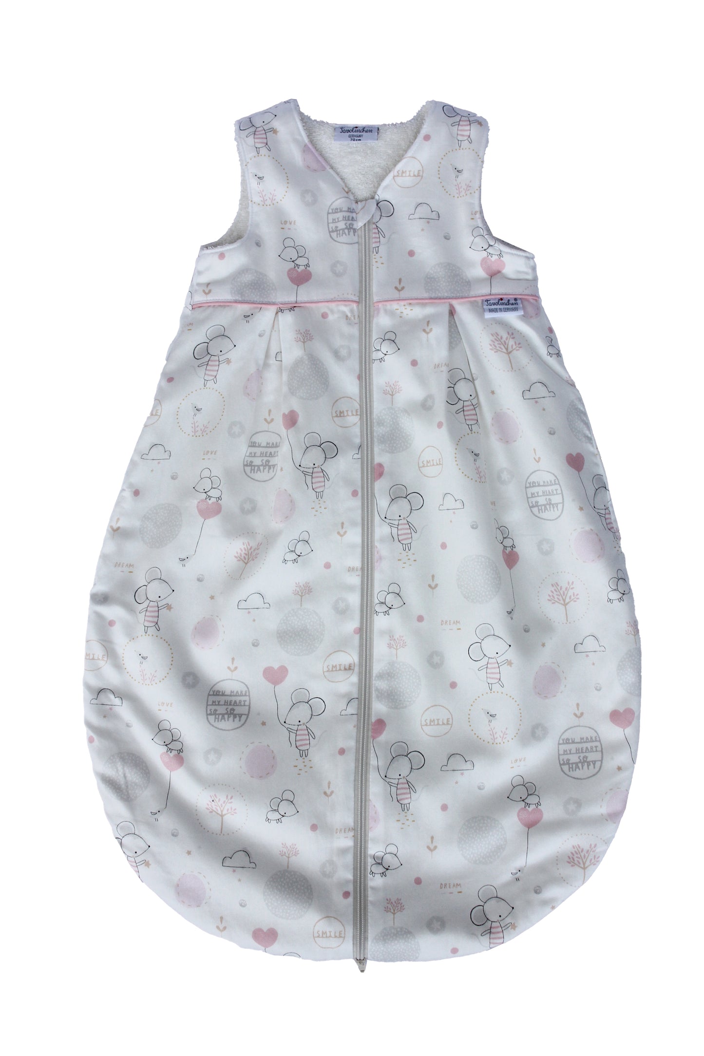Tavolinchen terry cloth sleeping bag »Little Mouse«