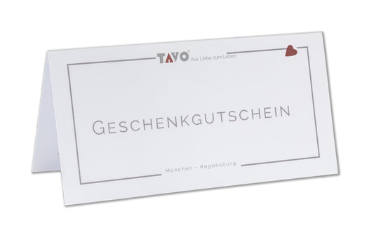 TAVO gift voucher