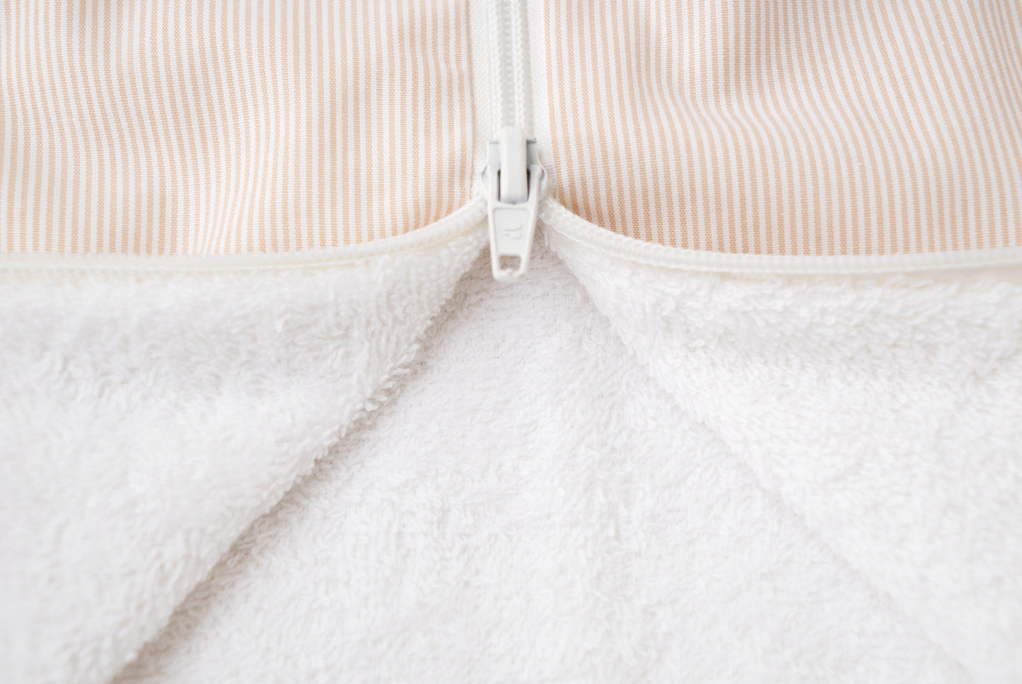 Tavolinchen terry sleeping bag with piping »Boluda Stripes«