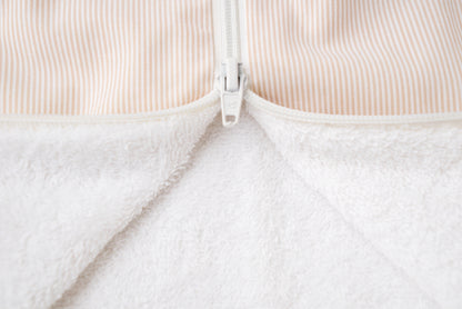 Tavolinchen terry sleeping bag with piping »Boluda Stripes«