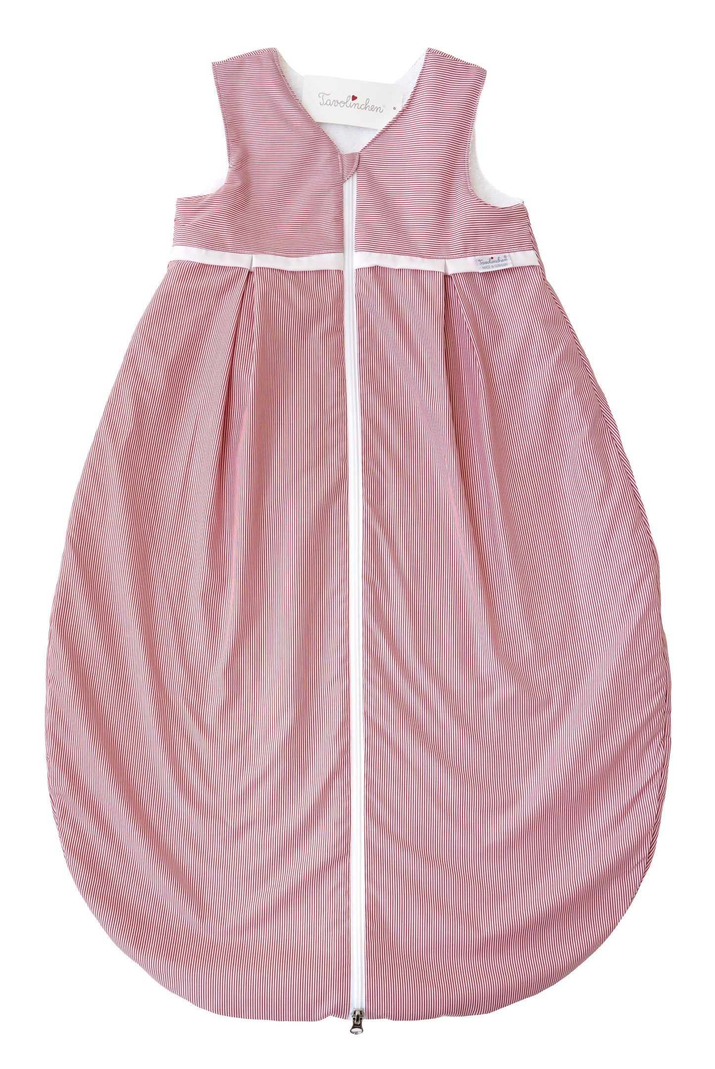 Flannel sleeping bag »Boluda Stripes« with piping