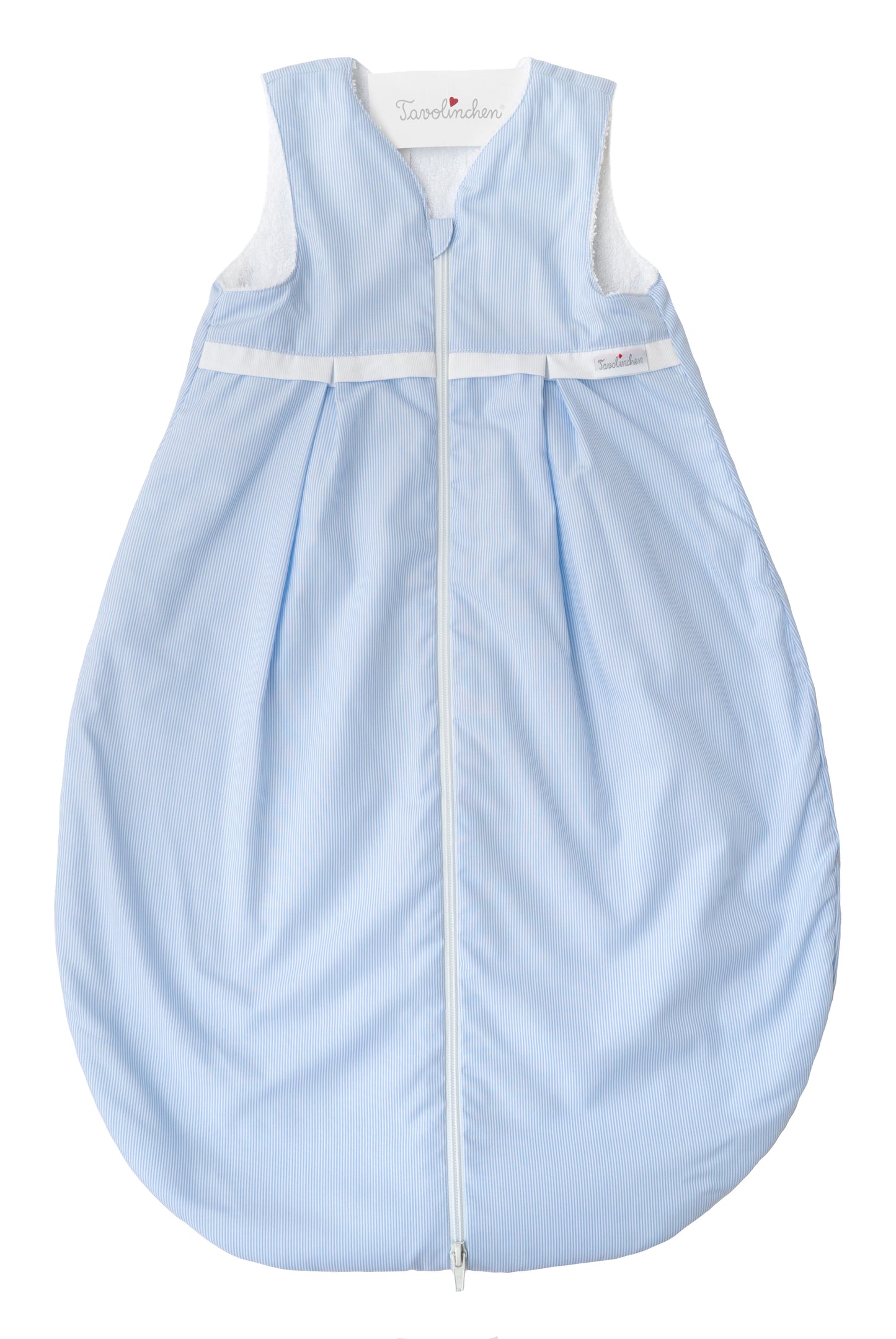 Tavolinchen terry sleeping bag with piping »Boluda Stripes«