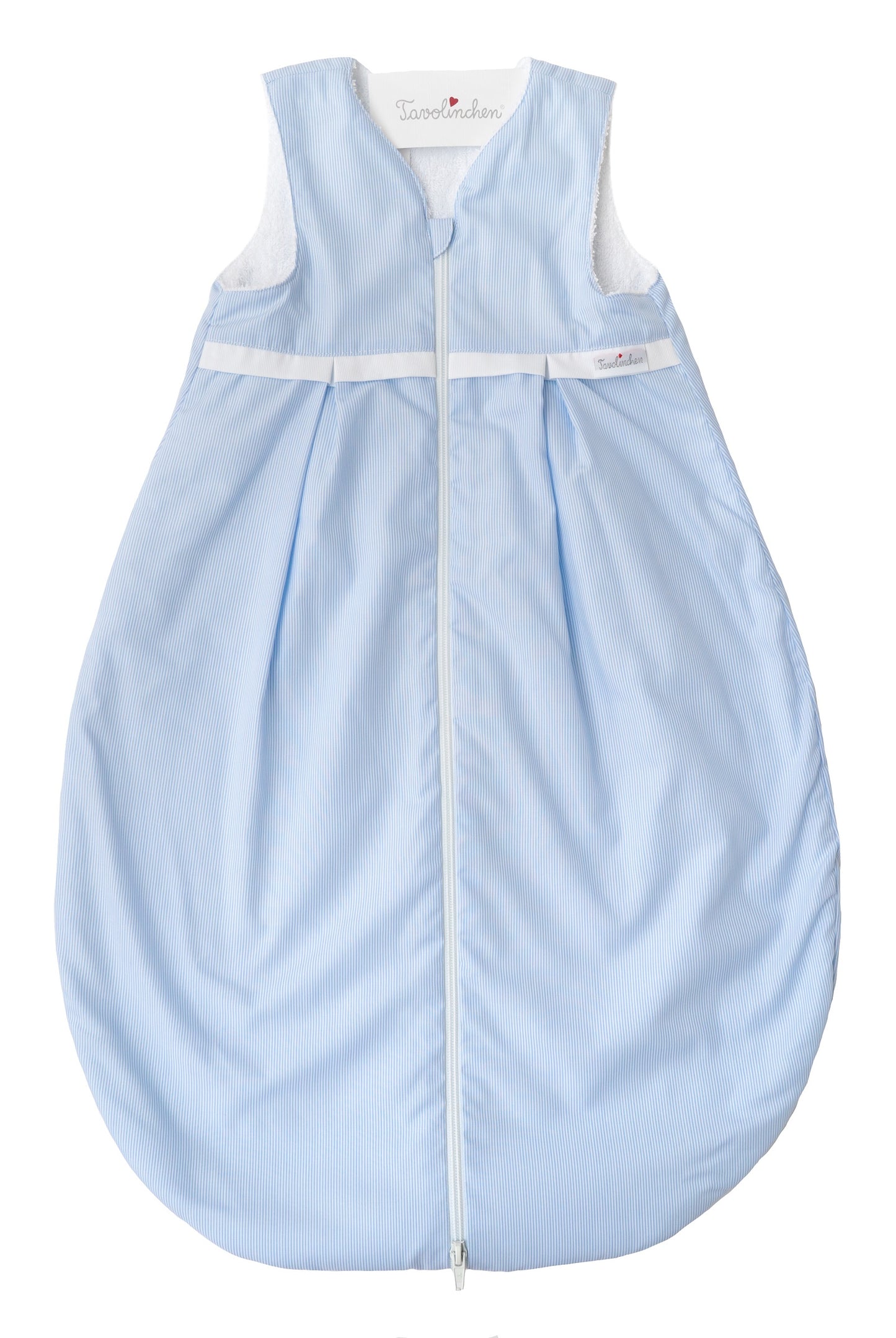 Tavolinchen terry sleeping bag with piping »Boluda Stripes«