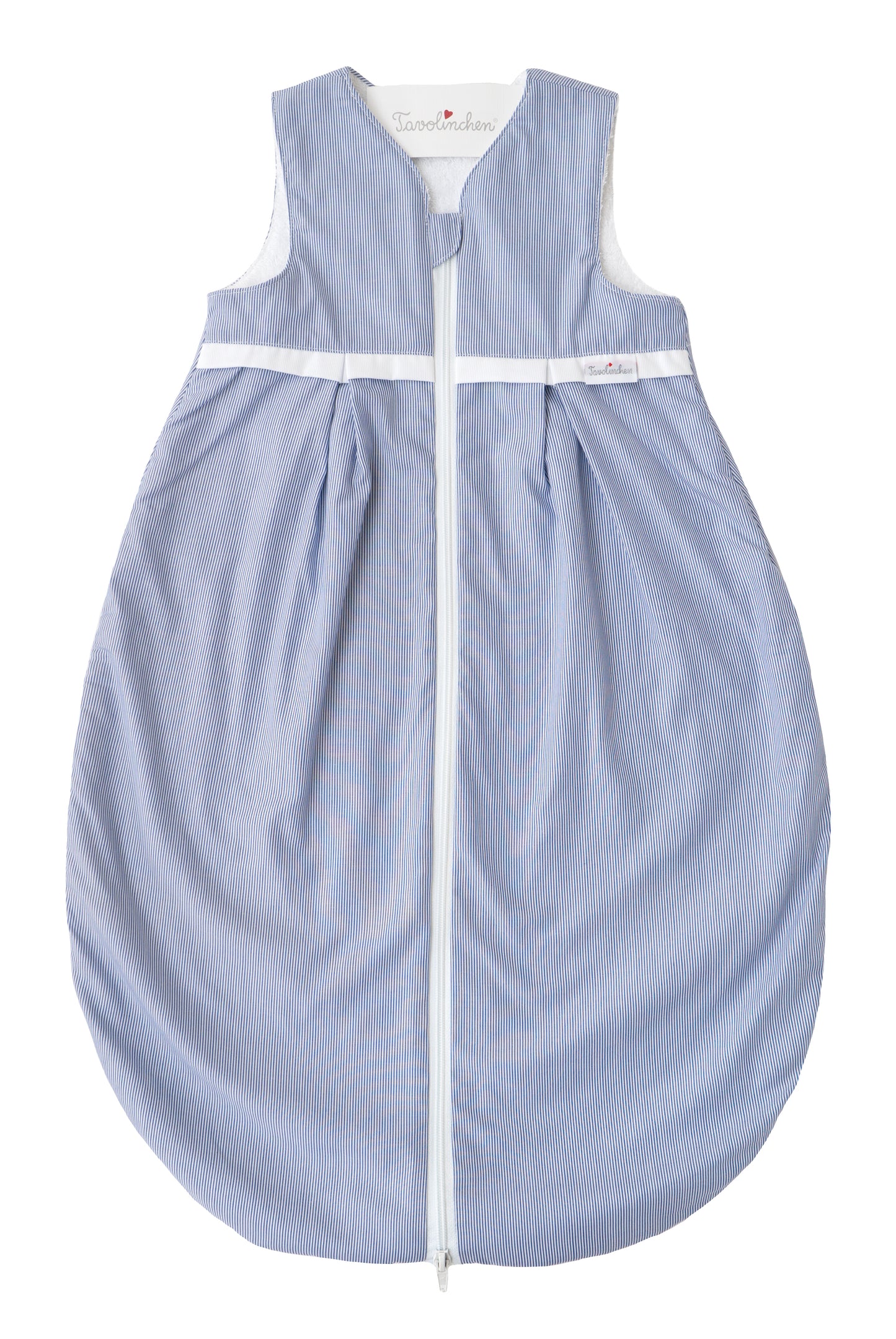 Flannel sleeping bag »Boluda Stripes« with piping