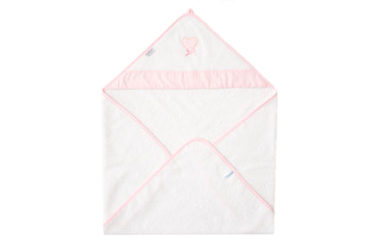 Tavolinchen hooded bath towel »Heart with Bow«