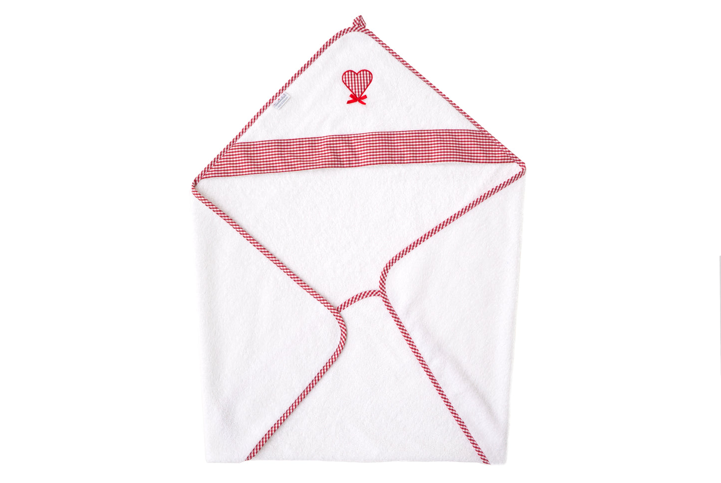 Tavolinchen hooded bath towel »Heart with Bow«