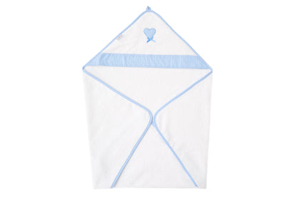 Tavolinchen hooded bath towel »Heart with Bow«