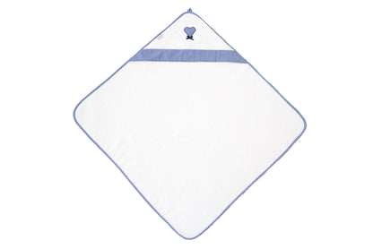 Tavolinchen hooded bath towel »Heart with Bow«