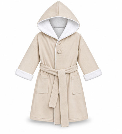 Peignoir double face »Boluda Stripes« avec capuche