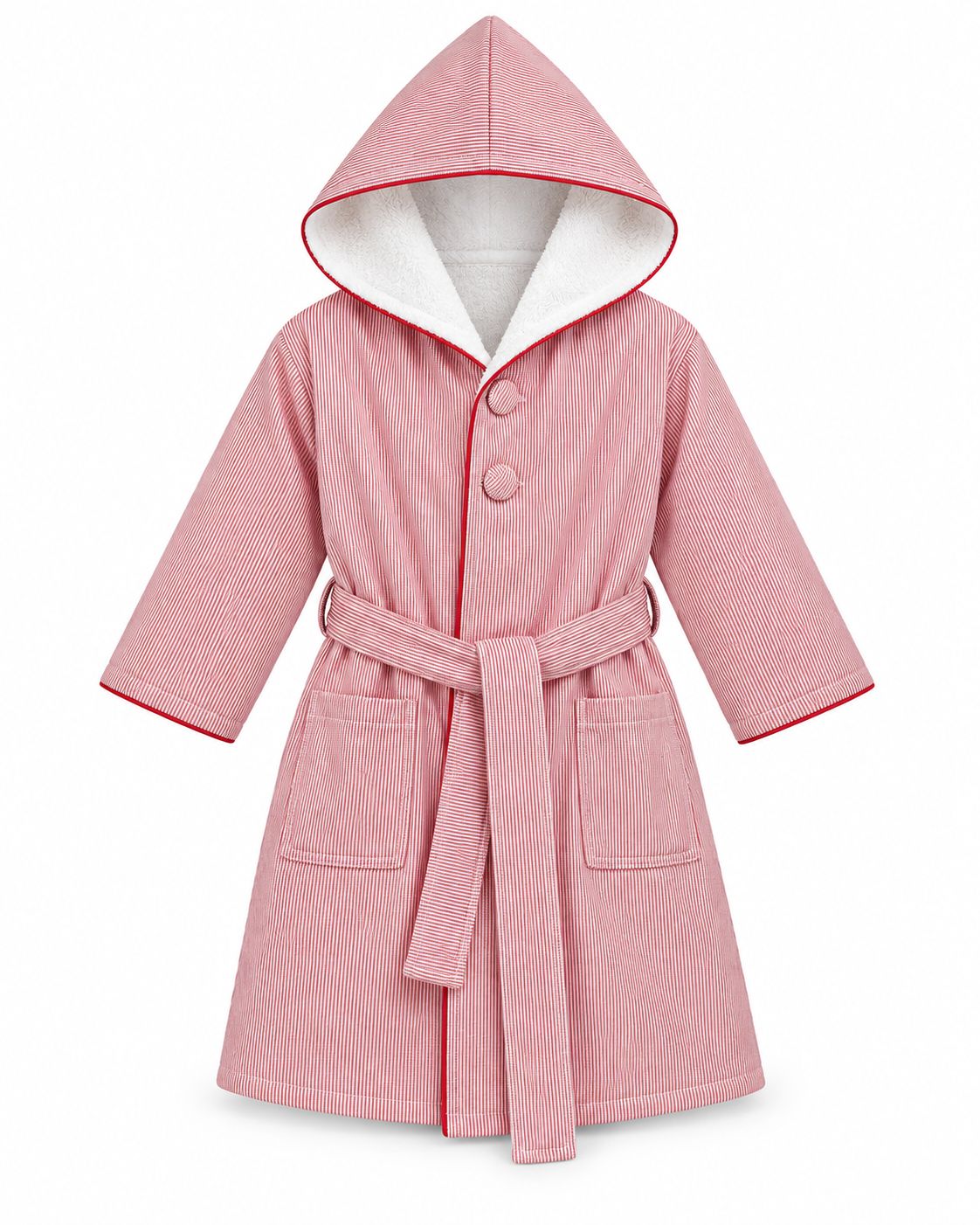 Peignoir double face »Boluda Stripes« avec capuche