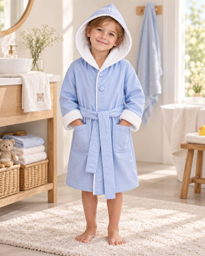 Peignoir double face »Boluda Stripes« avec capuche