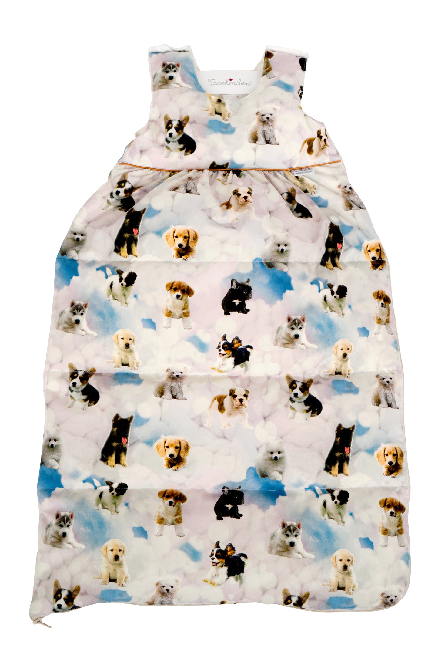 Tavolinchen down sleeping bag »Little Puppy Friends«