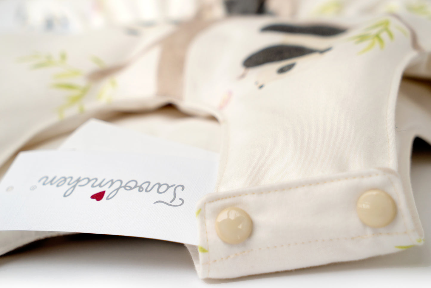 Tavolinchen down sleeping bag »Glückspanda« – warm &amp; soft